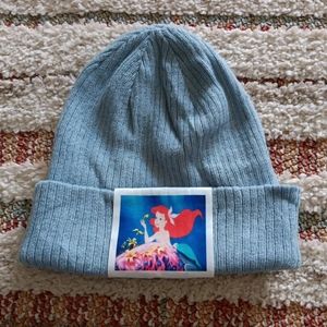 Disney Little Mermaid Knit Beanie Womens Girls Polaroid Ariel Forever 21